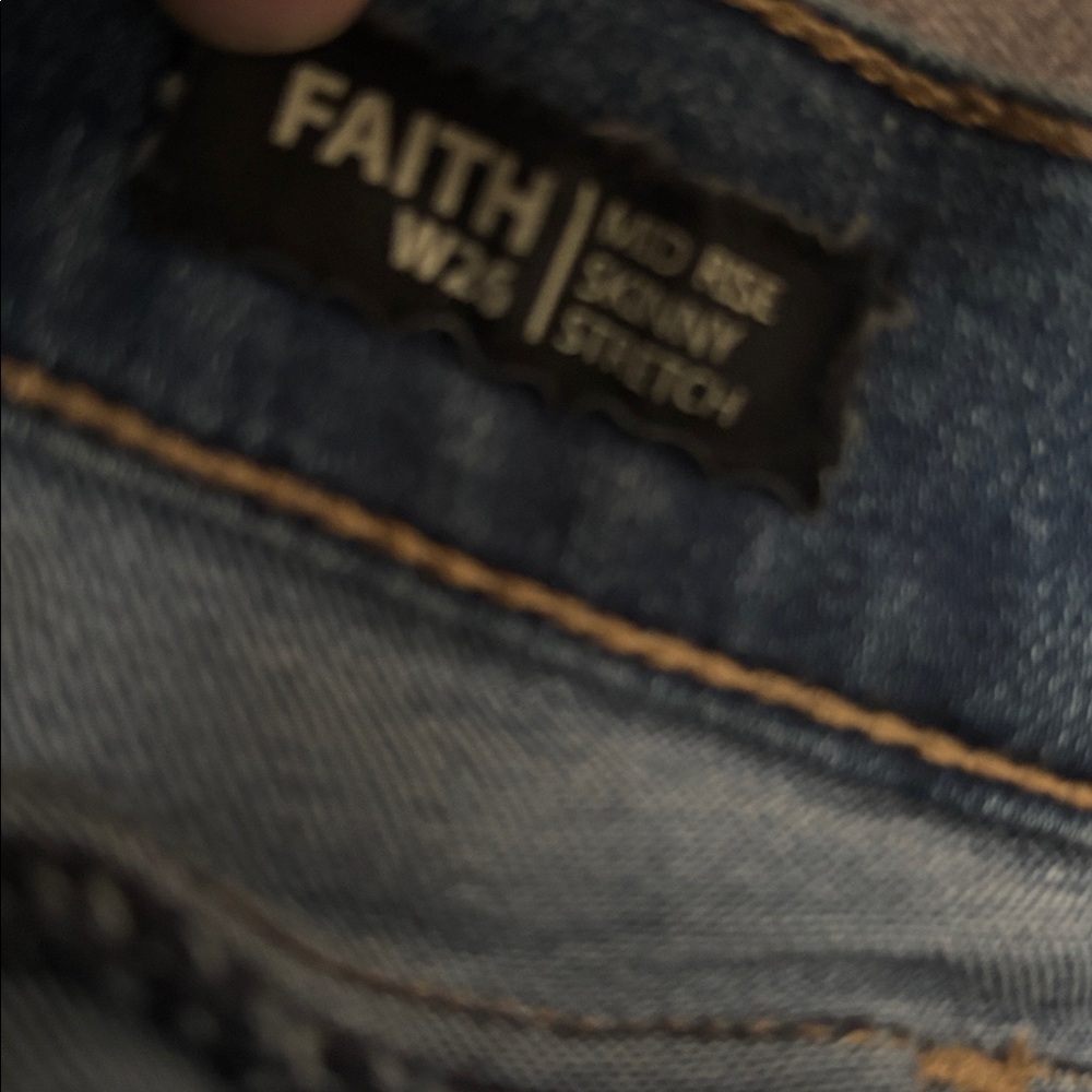 Buffalo David Bitton Jeans Womens Size 2 Blue Distressed Embellished Details - Picture 16 of 16